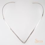 Sterling Silver V Choker
